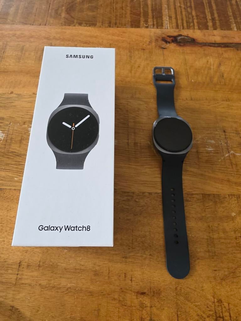 Samsung Galaxy Watch 8 40mm - Zo goed als nieuw, GPS, Zwart, Ophalen of Verzenden, Zo goed als nieuw