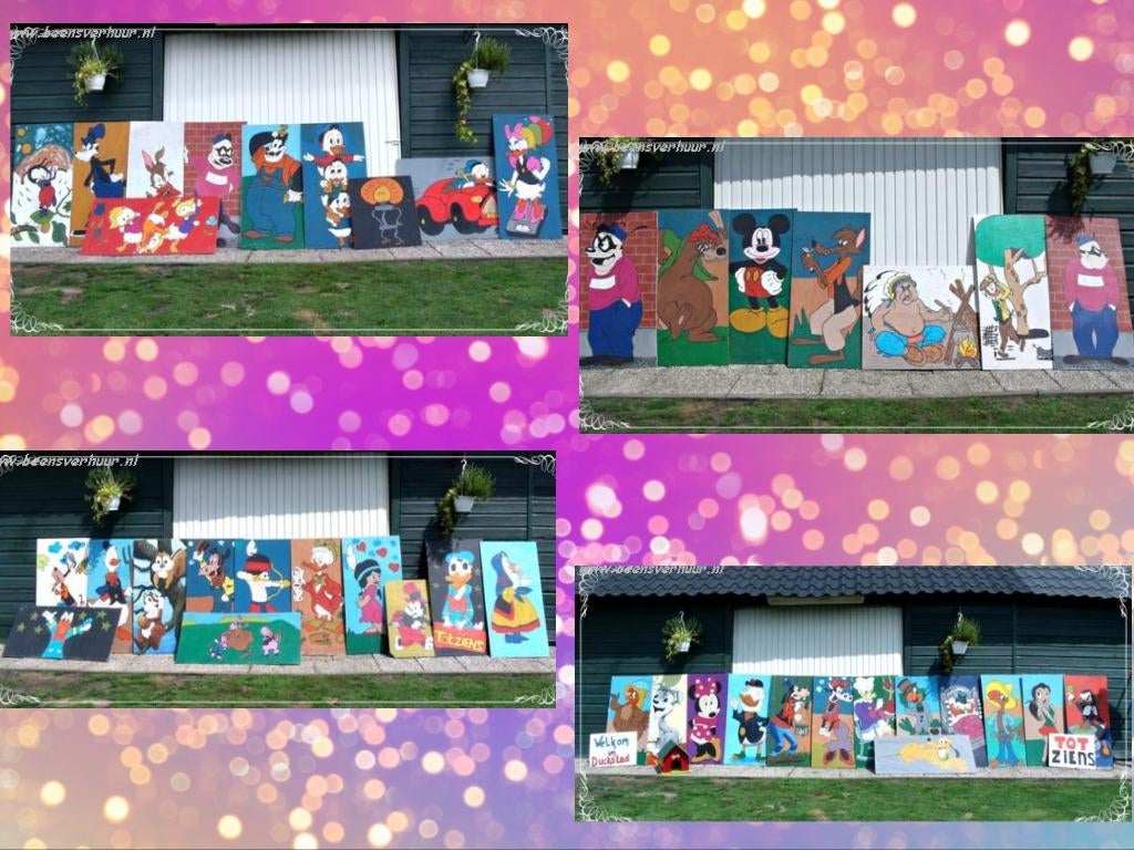 Straatversiering Duckstad/ Disney te huur, Ophalen, Overige