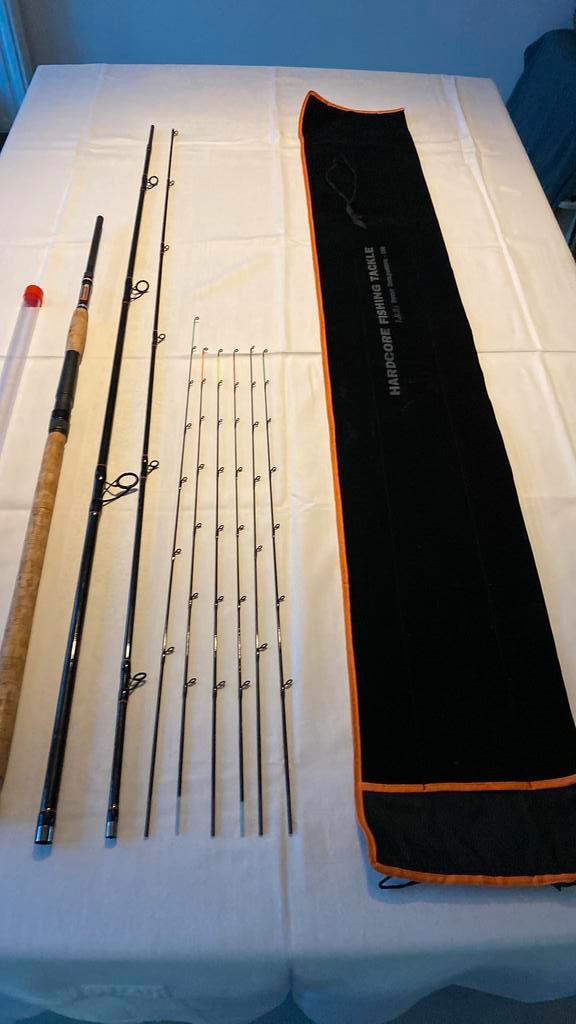 P v/d Willik power competition 390, Watersport en Boten, Hengelsport | Witvissen, Zo goed als nieuw, Werphengel, Ophalen of Verzenden