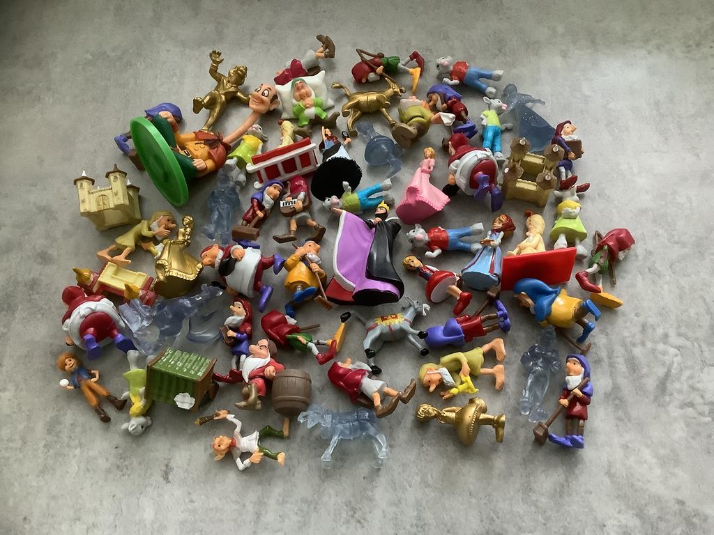 Verzameling van 54 Efteling Poppetjes + 1 grote Langnek, Verzamelen, Poppetjes en Figuurtjes, Ophalen of Verzenden, Gebruikt