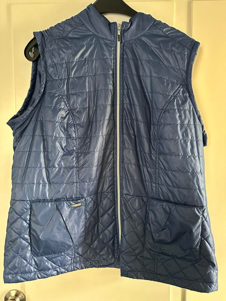 Gina Laura bodywarmer, Kleding | Dames, Ophalen of Verzenden, Zo goed als nieuw, Maat 46/48 (XL) of groter, Blauw