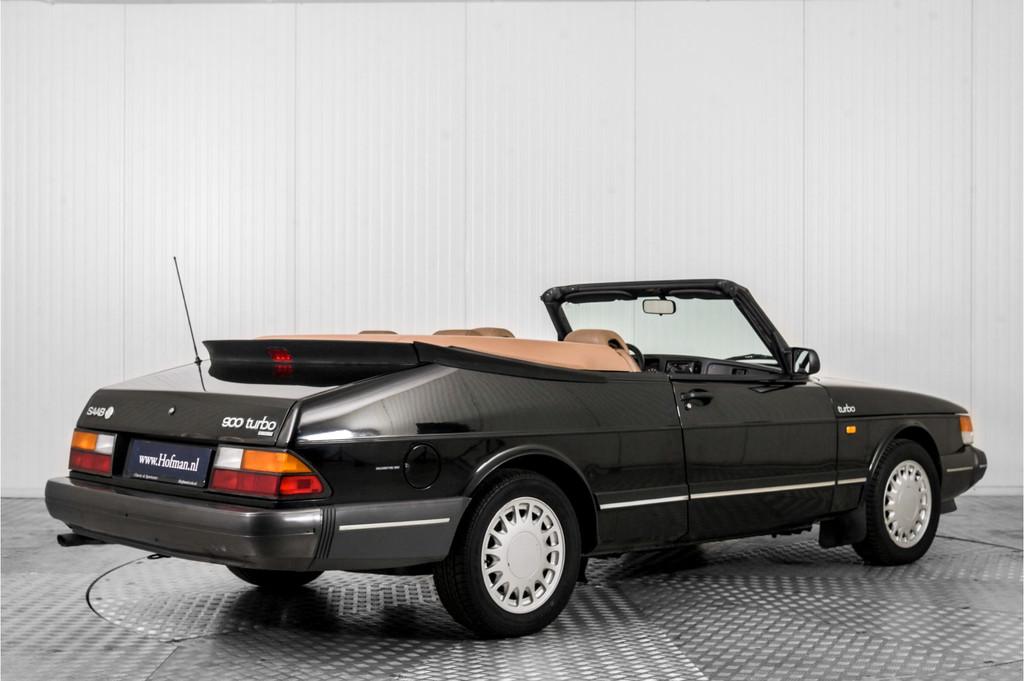 Saab 900 Cabrio 2.0 Turbo 16 (bj 1990, automaat), Auto's, Saab, 145 pk, Gebruikt, 4 cilinders, Cabriolet