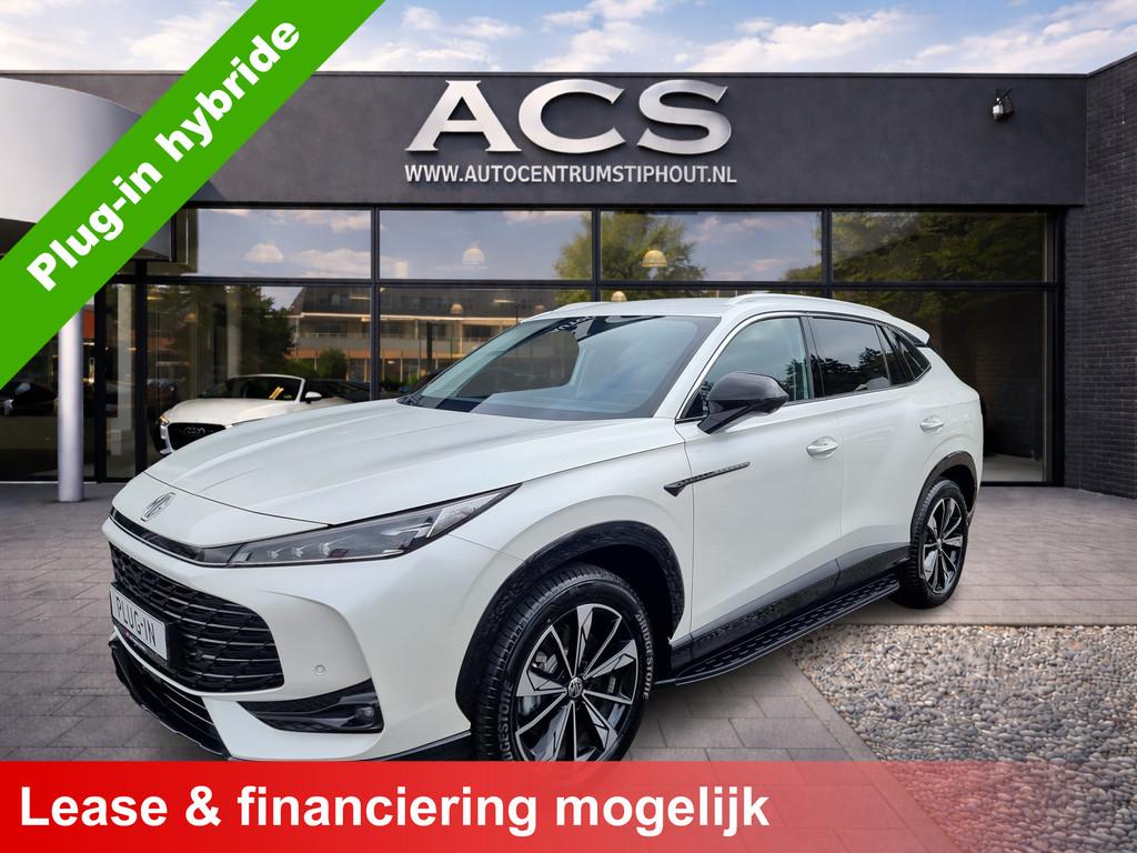 MG MG EHS PHEV | 2025 | >100km Electrbereik! | Super uitvoer, Auto's, MG, Gebruikt, Zwart, 4 cilinders, Wit