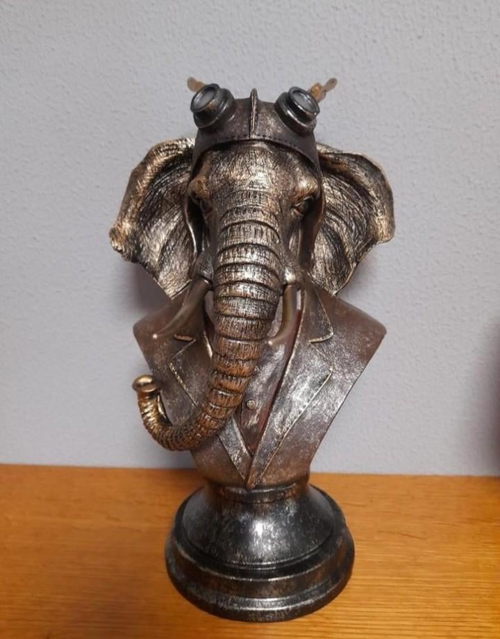 Borst beeld olifant, Antiek en Kunst, Ophalen of Verzenden