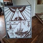 Glas in Lood denk iets Spiritueels 25x20 cm, Ophalen of Verzenden