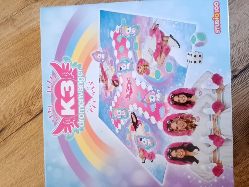 K3 Dromenvanger Spel - Studio 100 Bordspel, Drie of vier spelers, Ophalen of Verzenden, Zo goed als nieuw, Studio 100