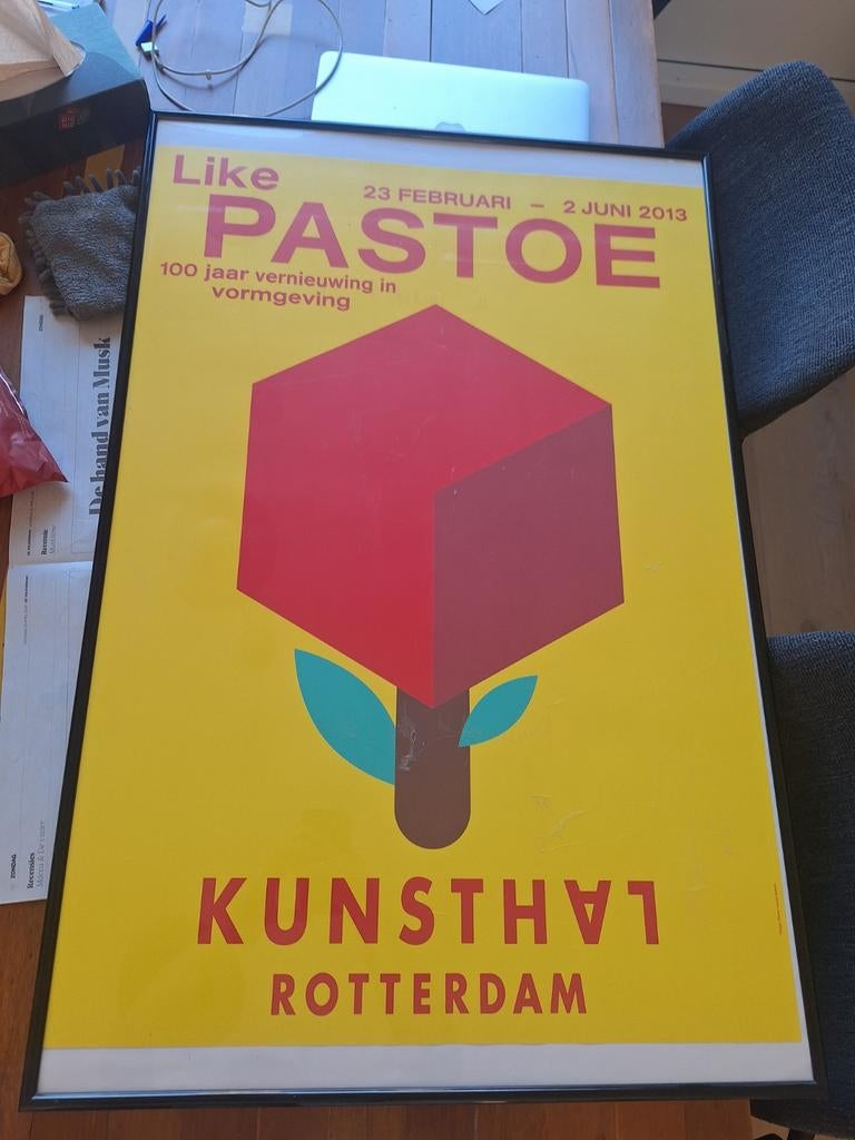 Grote poster Pastoe, Verzamelen, Ophalen, Zo goed als nieuw, Reclamebord