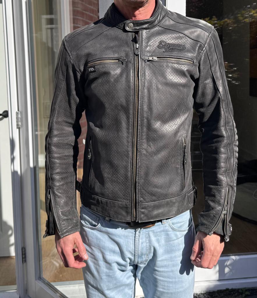 Segura IRON SCB1100 leren motorjas – maat L – buffalo leer, Motoren, Kleding | Motorkleding, Ophalen, Heren, Jas | leer, Segura