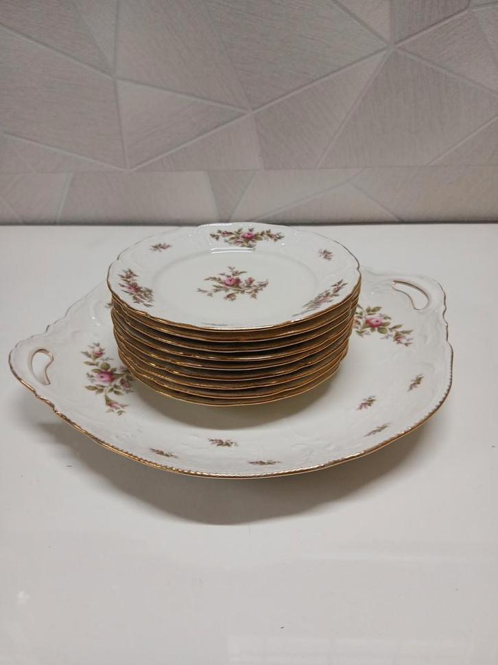 Gebakservies Rosenthal Sanssouci 10 delig, Antiek en Kunst, Antiek | Servies compleet, Ophalen of Verzenden