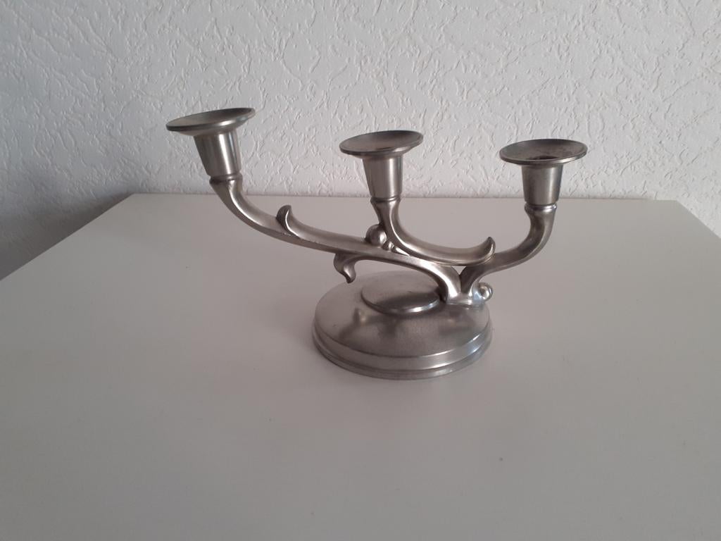 Art deco stijl kandelaar, Ophalen of Verzenden, Overige materialen