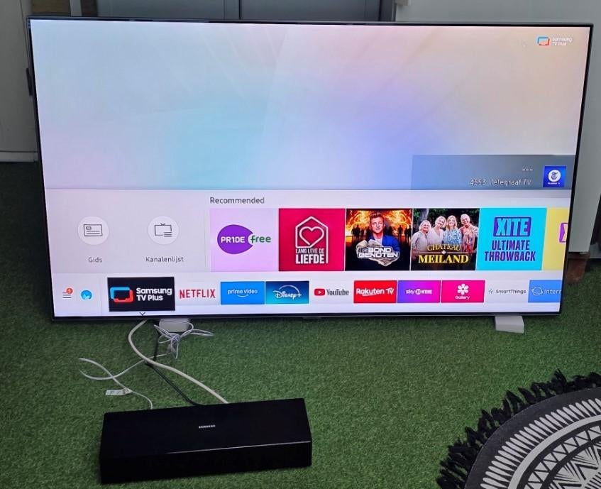 Samsung QE55Q7FNAL +Connect Box 4K Smart TV DEFECT, Audio, Tv en Foto, Televisies, Ophalen, 50 Hz, Samsung, 100 cm of meer
