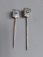 2 Speldjes Wapen Groningen - Koninklijke Begeer, Ophalen of Verzenden, Gebruikt, Stad of Land, Speldje of Pin