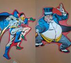 Batman en Robin en Pinguin relief blikken wandborden, Verzamelen, Ophalen of Verzenden, Zo goed als nieuw, Film, Actiefiguur of Pop