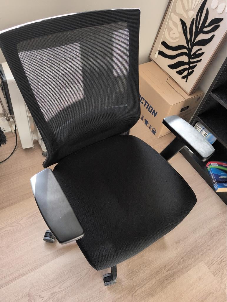 Bureaustoel ergonomisch, Ophalen, Gebruikt, Zwart