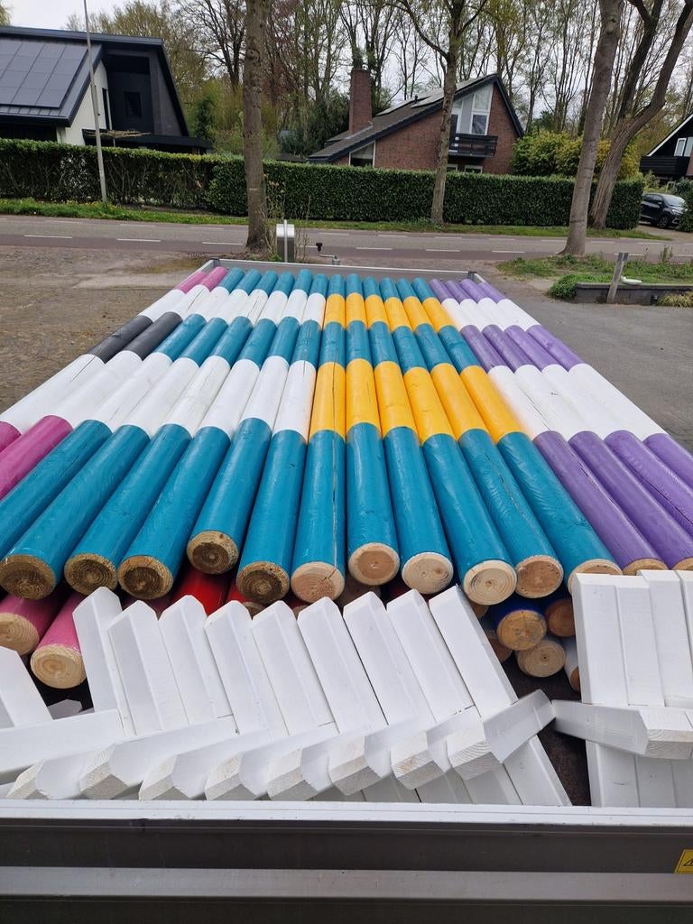 Hindernis balken, Dieren en Toebehoren, Ophalen, Nieuw, Springen