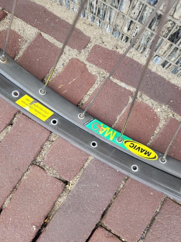 Mavic ma40 velgen 36h g40 vintage, Wiel, Mavic, Gebruikt, Mavic
