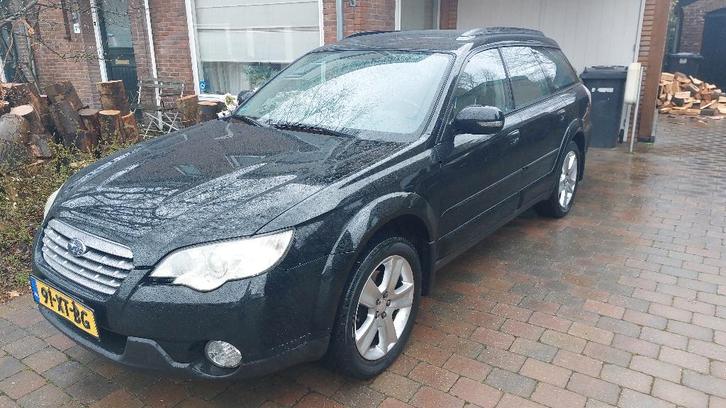 Subaru Outback 2.5 LPG G3 AUT AWD 2007 Zwart, Auto's, Subaru, Particulier, Legacy, 4x4, ABS, Airbags, Alarm, Bluetooth, Centrale vergrendeling