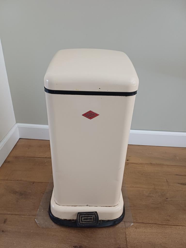 Grote Wesco vuilnisbak prullenbak, 30 tot 40 liter, Ophalen, 50 tot 75 cm