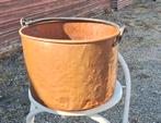 koperen (planten)  bak, Ophalen, Koper