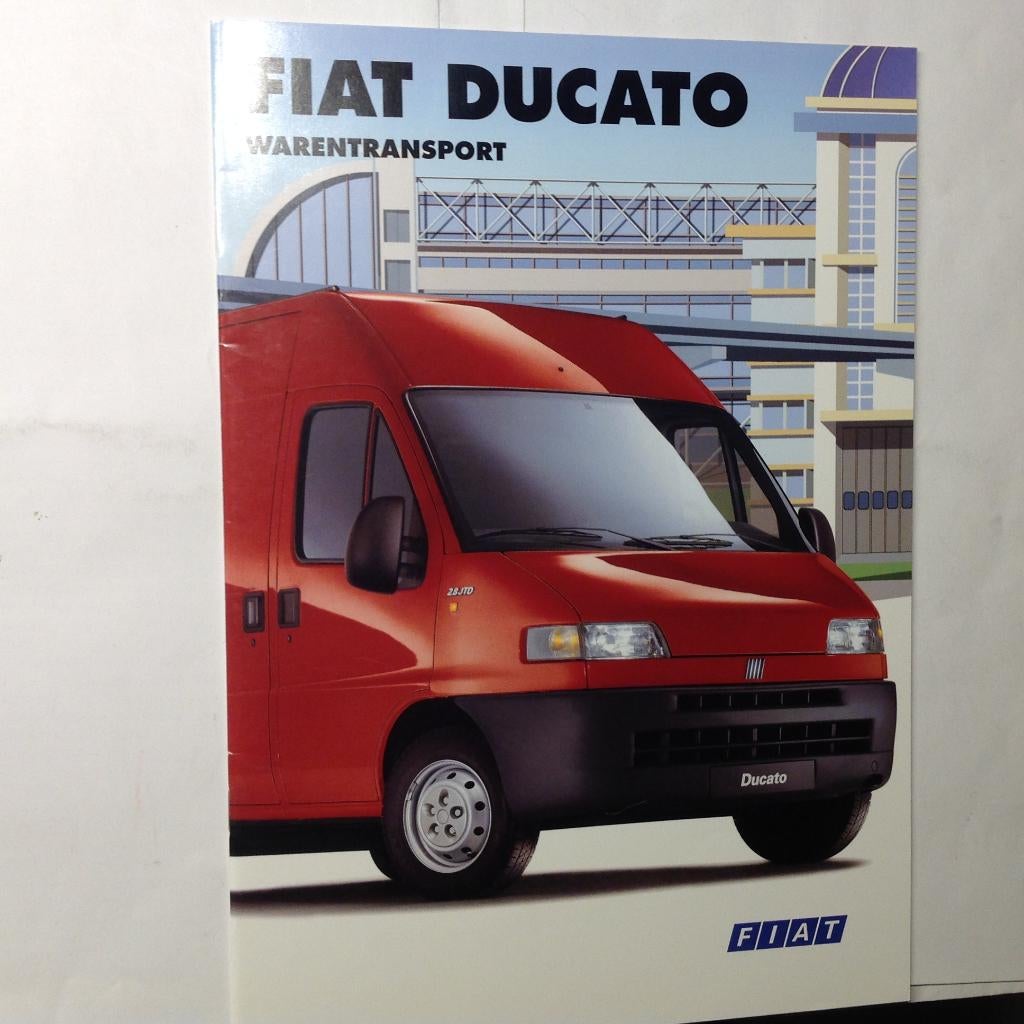 Fiat Ducato waren transport folder Duits 28 blz 2000, Ophalen of Verzenden, Zo goed als nieuw, Overige merken