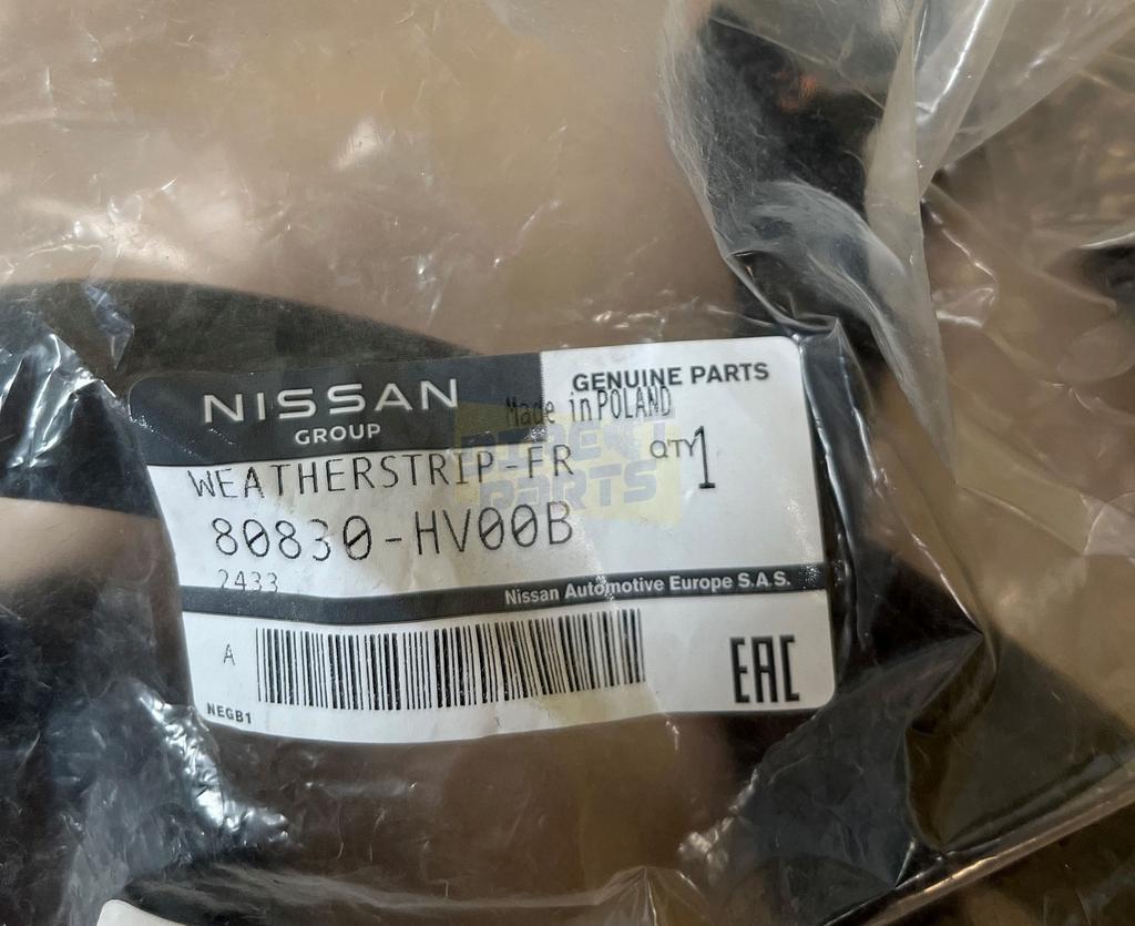 Nissan Qashqai (2/14-4/21) Voorportierrubber Rechts Originee, -, Verzenden, -, Nieuw