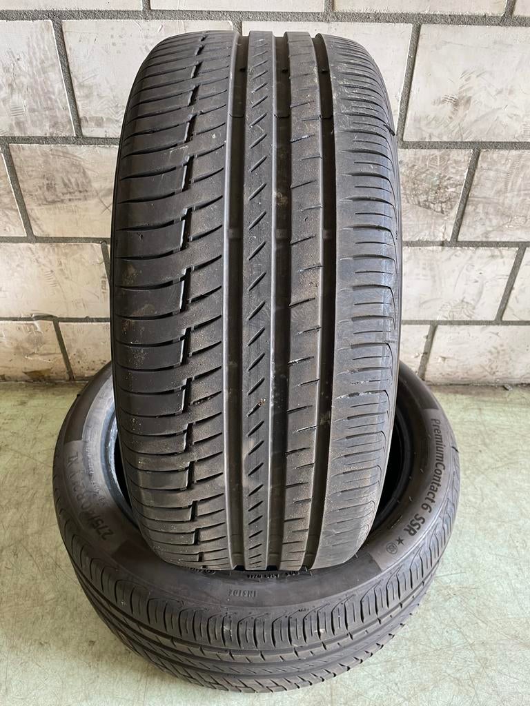2x Continental Premium Contact 6 275/40R21 107Y zomerbanden, Gebruikt, 275 mm, Berkvens, Band(en)