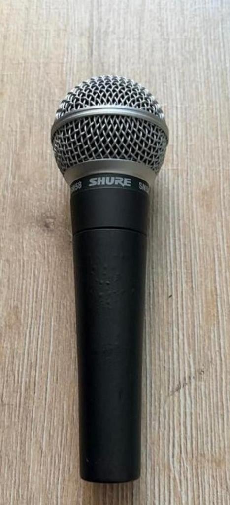 Shure SM58 Zangmicrofoon - Gebruikt, Muziek en Instrumenten, Ophalen of Verzenden, Gebruikt, Zangmicrofoon