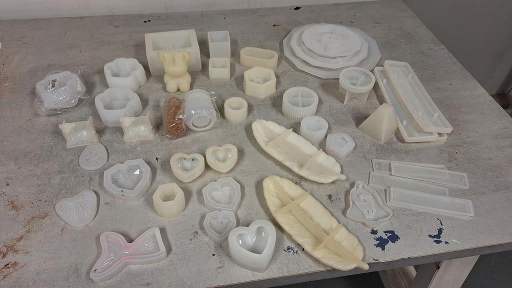 Diverse siliconen mallen voor epoxy, hars en meer, Hobby en Vrije tijd, Knutselen, Ophalen of Verzenden, Nieuw, Gereedschap of Toebehoren