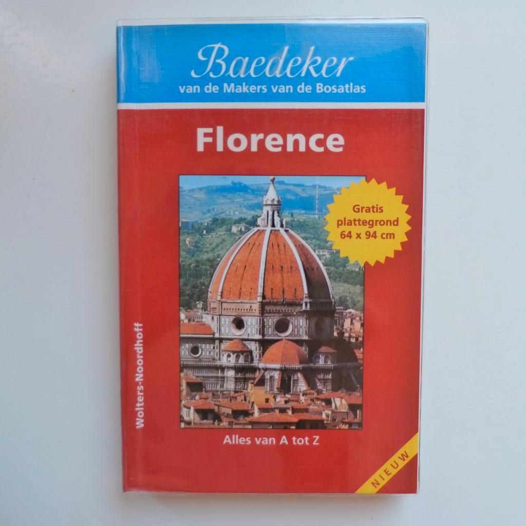 Baedeker Florence + stadsplattegrond + gebruikt + 7,50, Europa, Baedecker, Ophalen of Verzenden, Reisgids of -boek