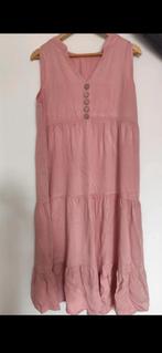 Zomerjurk zomer jurk mouwloos roze L lycocel, Kleding | Dames, Jurken, Maat 38/40 (M), Ophalen of Verzenden, Zo goed als nieuw