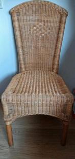 2 rotan stoelen, mogen ook per stuk, Ophalen of Verzenden, Bruin