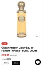 Gissah Hudson Valley Eau de Parfum - Unisex - 50ml, Ophalen of Verzenden, Nieuw