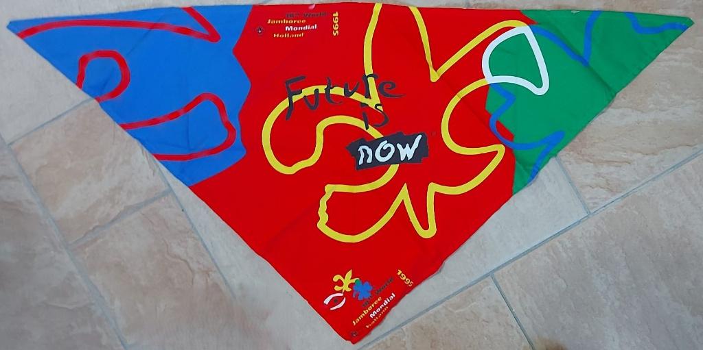 scouting Wereld Jamboree 1995 Souvenirsdas, Ophalen of Verzenden, Nieuw, Pet, Hoed of Sjaal