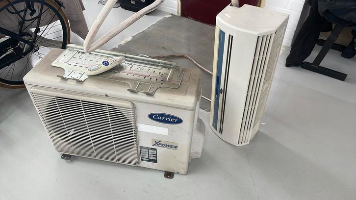 Carrier x-power split single airco, Witgoed en Apparatuur, Airco's, Gebruikt, Wandairco, 60 tot 100 m³, 3 snelheden of meer, Koelen en Ontvochtigen
