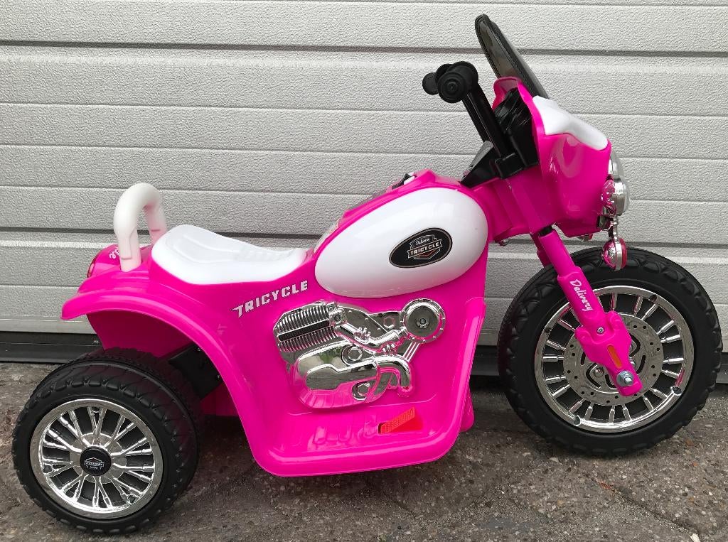 Elektrische kindermotor Harley Politiemotor look 6v roze !, Ophalen of Verzenden, Nieuw, Overige typen