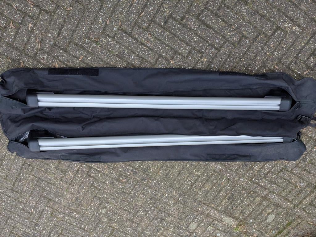 Porsche Cayenne 958 dakdrager en bagagescheidingsnet als set, Auto diversen, Dakdragers, Ophalen, Gebruikt