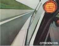 Citroen DS fraaie originele brochure/auto folder '72, Ophalen, Zo goed als nieuw, Citroën