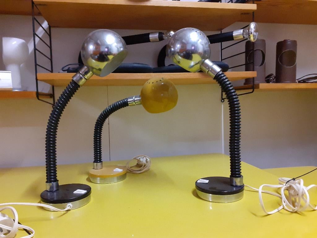 jaren 70 design tafellamp Targetti Sankey vintage retro, Ophalen of Verzenden, Huis en Inrichting