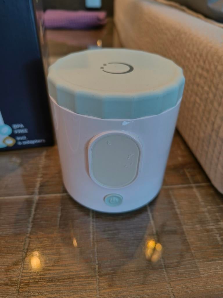 Numsy draagbare flessenwarmer, Ophalen of Verzenden, Zo goed als nieuw, Flessen- of potjesverwarmer