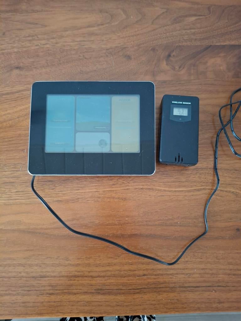 Weerstation met draadloze sensor, Ophalen