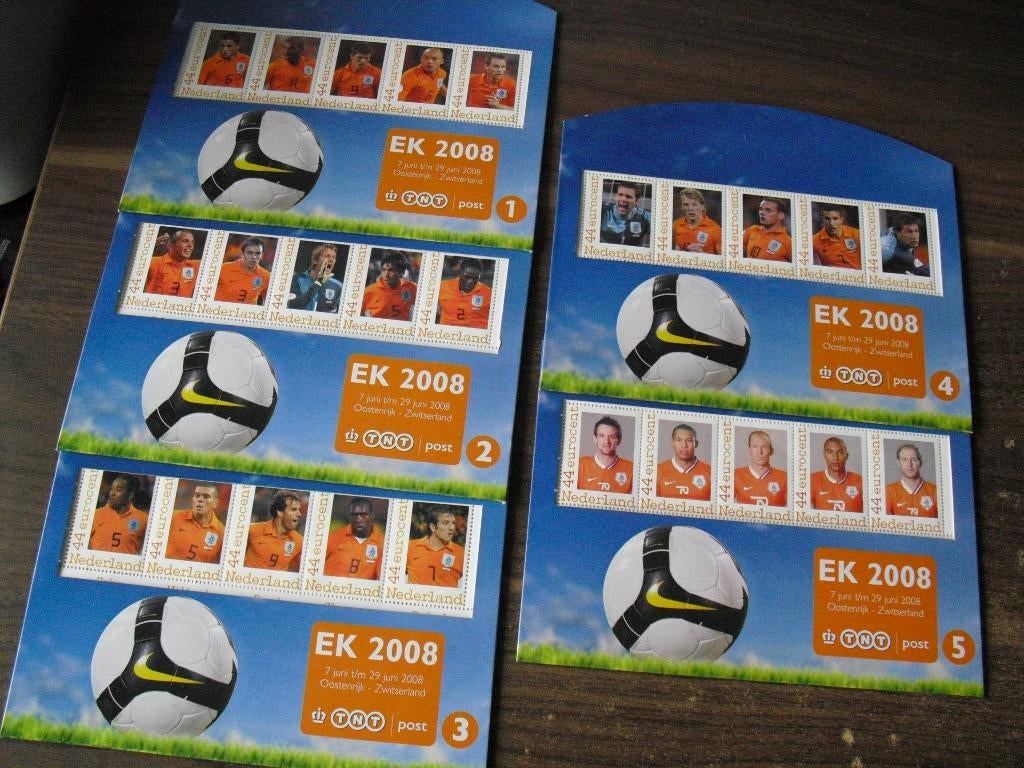 Persoonlijke zegels voetbal EK 2008 (3194), Postzegels en Munten, Postzegels | Nederland, Verzenden, Postfris