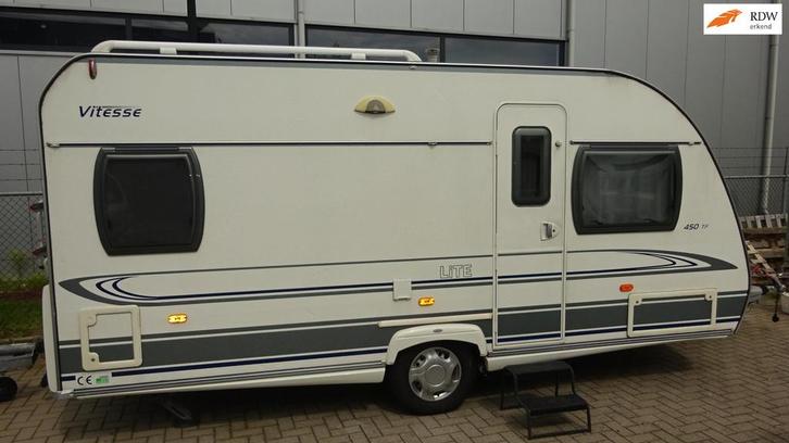 BEYERLAND Vitesse Lite 450 TF 2007 VASTBED Rondzit MOVER, Caravans en Kamperen, Caravans, Bedrijf, tot en met 4, 750 - 1000 kg