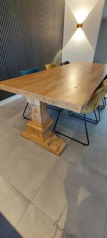 Houten Eetkamer tafel / Eettafel 260 x 100 cm beschikbaar voor biedingen