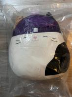 Squishmallows knuffel 40 cm - Cam de kat met beanie, Ophalen of Verzenden, Nieuw, Poes