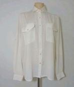 Witte losvallende blouse met lange mouwen van Mario Rosella, Kleding | Dames, Maat 42/44 (L), Wit, Zo goed als nieuw, Verzenden