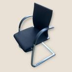 Ahrend 350 Vergaderstoel - Zwart/Chroom, Huis en Inrichting, Stoelen, Gebruikt, Twee, Zwart, Huysmans