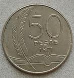 Uruguay, 50 pesos 1971 Rodo., Ophalen of Verzenden, Zuid-Amerika, Losse munt
