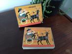 Vintage Houten Mini Puzzle Puzzel, Ophalen of Verzenden, 10 tot 50 stukjes, Gebruikt, Van hout