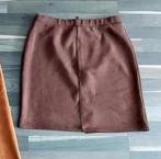 rok Bel & Bo, suédine, 40/42, Kleding | Dames, Rokken, Bruin, Maat 42/44 (L), Ophalen of Verzenden, Zo goed als nieuw