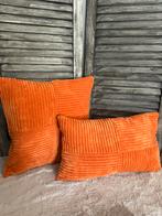 Boho kussenhoezen /oranje /corduroy - rib / najaarscollectie, Huis en Inrichting, Woonaccessoires | Kussens, Ophalen of Verzenden